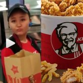 Желіде тұтынушы келіншекті «үш әріпке» жіберген КFC қызметкерінің видеосы таралып кетті (ВИДЕО)