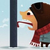 Астанада ар адамның тілі бағанаға жабысып қалды (ВИДЕО)