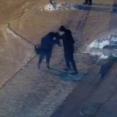 «5 адам қарап тұр»: Астанада ер адамның әйелді көшеде сабап тастаған видеосы жарияланды (ВИДЕО)