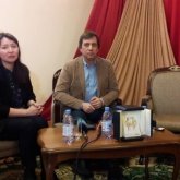 Режиссер и актриса фильма «Айка» встретились с карагандинскими зрителями