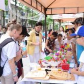 Шымкентте кәсіпкер балалар жәрмеңкеден түскен пайданы қайырымдылыққа жұмсамақ