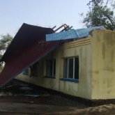 150 бала эвакуацияланды: Атырауда лагерьдің шатырын жел ұшырып әкетті