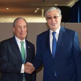 Тоқаев «Bloomberg» ақпарат агенттігінің басшысыммен кездесті