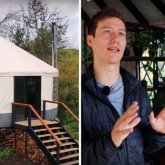 Америкалық жұп қазақ киіз үйін «нағыз қазына» деп бағалайды (ВИДЕО)