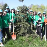 Қала әкімінің бастамасын мектеп оқушылары жалғады