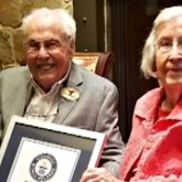 Әлемдегі ең кәрі жұптың отасқанына - 80 жыл (ФОТО)