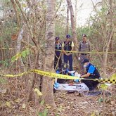 Орманнан адам қаңқасын тауып алған әйел, оны «жоғалған ұлымның сүйегі» деп отыр