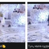 «Мына қатында ес жоқ екен»:  орамал таққан келіншек тойда сальто айналды (ВИДЕО)