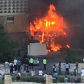 Ақтауда картиналар галереясы өртеніп кетті (ВИДЕО)