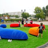 На месте аварийных домов в районе Сарыарка появилось место отдыха для горожан (ФОТО, ВИДЕО)