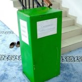 Түркістанда ер адам садақа жәшігінен ақша ұрлап кетті