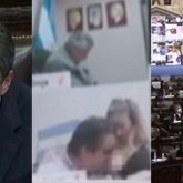 Депутат онлайн-отырыста ашынасының омырауын аймалады (ВИДЕО)