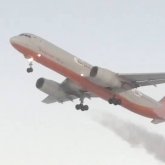 Желіде аспаннан «у шашқан» ұшақтың ВИДЕОсы пайда болды