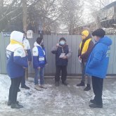 Кандидатами в депутаты районного маслихата была организована акция «от двери к двери»