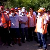 «Жалақымызды көтерсін»: Шымкенттік теміржолшылар ереуілге шықты