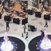 Астаналық жігіт сауда орталығының 2-қабатынан фонтанға секіріп түскен