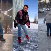 Астана тұрғынының конькимен сырғанаған видеосынан кейін әкімдік жолға құм сепкен