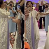 Дәстүрлі әнші Айгүл Қосанова тұңғышын ұзатты