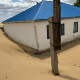 Ақтөбе облысында бір ауылдың екі көшесі көшпелі құм астында қалды