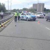 Оралдық қария «УАЗ» көлігімен көше сыпырушыны басып өлтірді