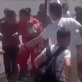 Қаскелеңде әйелдер арасында жаппай төбелес болды