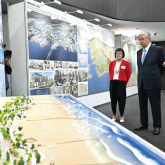 Президент Қонаев қаласының Бас жоспарымен танысты