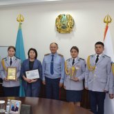 Алматыда «Парасатты полицей» республикалық байқауының жеңімпаздарына құрмет көрсетілді