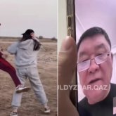 Желіде Заңғар Нұртастың болашақ жарын теуіп жүрген видеосы тарады