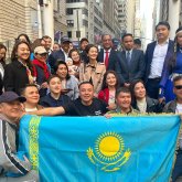 Нью-Йорк мэрі қазақстандықтармен кездесті (ВИДЕО)