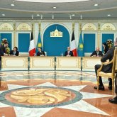 Қазақстан мен Франция басшылары Бірлескен мәлімдеме жасады