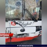 Шымкентте екі автобус жарысып, оннан астам адам жарақат алды