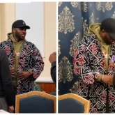 Алматыда америкалық әншіге шапан жапты (ВИДЕО)