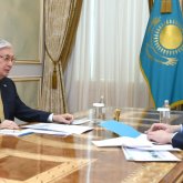 Президент Ұлытау облысының әкімін қабылдады