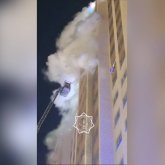 Астанада тұрғын үйден өрт шықты (ВИДЕО)