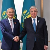 Мемлекет басшысы Шанхай ынтымақтастық ұйымының Бас хатшысы Чжан Минмен кездесті