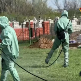 Ақтөбеде қауіпсіздік мақсатында дезинфекция жүргізілді (ВИДЕО)