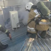 Қызылордада дәмхана өртеніп, 14 адам құтқарылды