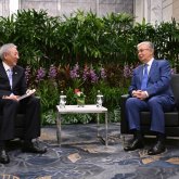 Мемлекет басшысы Сингапурдың аға министрін қабылдады