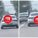 Мектеп бітіруші түлектердің ерсі әрекеті видеоға түсіп қалды