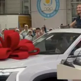 Олимпиада чемпионы Ольга Рыпаковаға да көлік сыйға берілді (ВИДЕО)