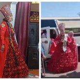 Жамбыл облысында мұғалімдер «Томирис патшайыммен» кездесу үшін ақша жинап, аяғына гүл «төсеген» (ВИДЕО)