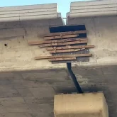 Желіде Астанада ағашпен жамалған LRT тірегінің фотосы тарады