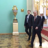 Тоқаев Үлкен Кремль сарайына барды