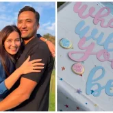 «Үш бар жерде күш бар»: Тәуекел Мүсілім болашақ сәбилеріне гендер пати жасады