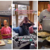 «Қазақ жігіттерінен айырмашылығы көп»: Америкалыққа тұрмысқа шыққан қазақ қызы қайын атасымен бешбармақ пісірді (ВИДЕО)