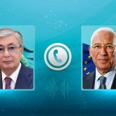 Мемлекет басшысы Еуропалық кеңес Президенті Антониу Коштамен телефон арқылы сөйлесті