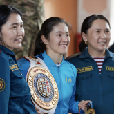 Назым Қызайбай Ұлттық ұланның спорт командасын даярлау орталығының аға маманы