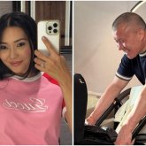 «Жүрегім елжіреп кетті»: Айсәуле Бақытбек әкесімен кездескен фотосын көрсетті