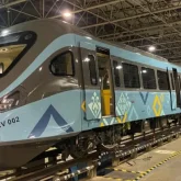 Астанаға LRT-ның алғашқы вагондары жіберіле бастады (ФОТО)