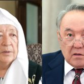 «Қара кигендерді кіргізгенін, шетелге бала сатқанын да бетіне бастым»: Әмина қажы Назарбаев туралы ойын айтты (ВИДЕО)